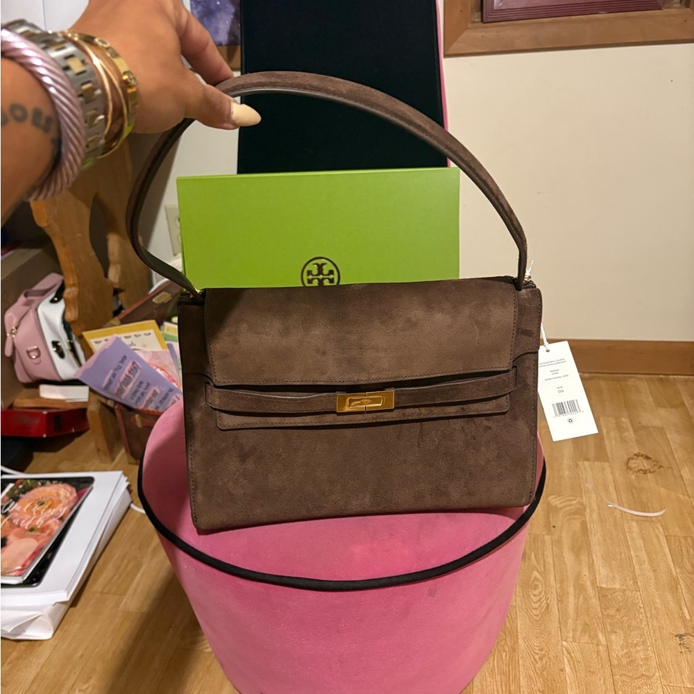 Tor Burch Limited Lee Brown Suede Women's Bag